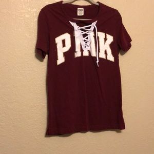 Victoria’s Secret pink shirt